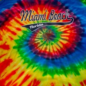 Miami Beach Tie-dye T-shirt